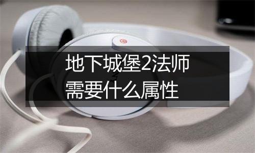 地下城堡2法师需要什么属性