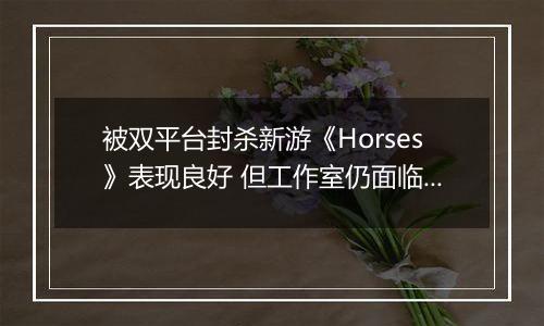被双平台封杀新游《Horses》表现良好 但工作室仍面临解散危机