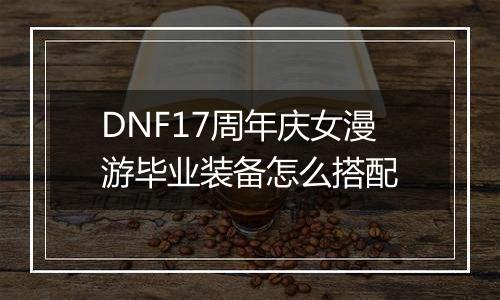 DNF17周年庆女漫游毕业装备怎么搭配