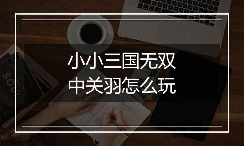小小三国无双中关羽怎么玩